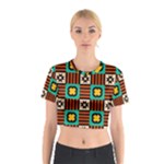 Shapes in shapes                                                               Cotton Crop Top