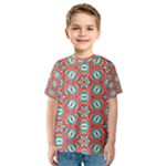 Hexagons and stars pattern                                                                Kid s Sport Mesh Tee