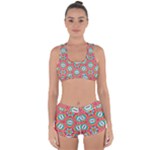 Hexagons and stars pattern                                                               Racerback Boyleg Bikini Set