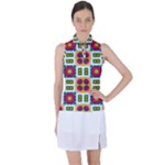 Shapes in shapes 2                                                                Women’s Sleeveless Polo
