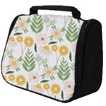 Flowers on a white background pattern                                                                    Full Print Travel Pouch (Big)