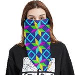 Colorful stars pattern                                                                Face Covering Bandana (Triangle)