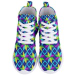 Colorful stars pattern                                                                    Women s Lightweight High Top Sneakers
