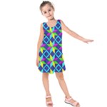 Colorful stars pattern                                                                    Kid s Sleeveless Dress