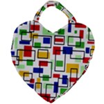Colorful rectangles                                                                      Giant Heart Shaped Tote