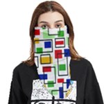Colorful rectangles                                                                 Face Covering Bandana (Triangle)