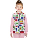 Colorful rectangles                                                                     Kid s Puffer Vest