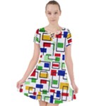 Colorful rectangles                                                                   Caught in a Web Dress