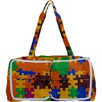 Retro colors puzzle pieces                                                                        Multi Function Bag