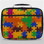 Retro colors puzzle pieces                                                                        Full Print Lunch Bag