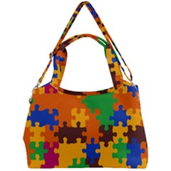 Double Compartment Shoulder Bag 