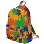 Retro colors puzzle pieces                                                                     The Plain Backpack