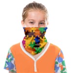 Retro colors puzzle pieces                                                                    Face Covering Bandana (Kids)