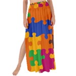 Retro colors puzzle pieces                                                                      Maxi Chiffon Tie-Up Sarong