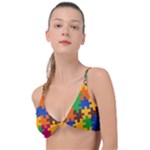 Retro colors puzzle pieces                                                                       Knot Up Bikini Top