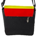 Flap Closure Messenger Bag (S) 