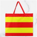 Aust Agder Flag Zipper Large Tote Bag