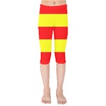 Aust Agder Flag Kids  Capri Leggings 