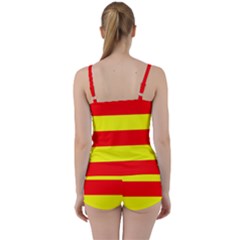 Tie Front Two Piece Tankini 