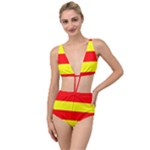 Aust Agder Flag Tied Up Two Piece Swimsuit