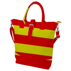 Buckle Top Tote Bag 
