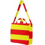 Aust Agder Flag Square Shoulder Tote Bag