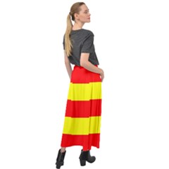 Velour Split Maxi Skirt 