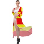 Aust Agder Flag Maxi Chiffon Beach Wrap