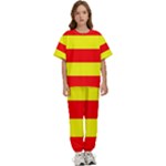 Aust Agder Flag Kids  Tee and Pants Sports Set