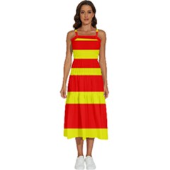 Sleeveless Shoulder Straps Boho Dress 