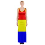 Budapest Flag Thigh Split Maxi Dress