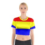 Budapest Flag Cotton Crop Top