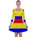 Budapest Flag Quarter Sleeve Skater Dress