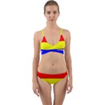 Budapest Flag Wrap Around Bikini Set