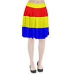 Budapest Flag Pleated Skirt