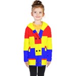 Budapest Flag Kids  Double Breasted Button Coat