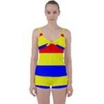 Budapest Flag Tie Front Two Piece Tankini