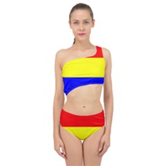 Spliced Up Two Piece Swimsuit 