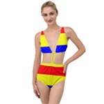 Budapest Flag Tied Up Two Piece Swimsuit