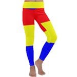 Budapest Flag Kids  Lightweight Velour Classic Yoga Leggings