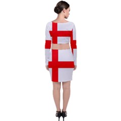 Long Sleeve Crop Top & Bodycon Skirt Set 