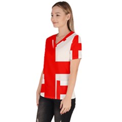 Women s V-Neck Scrub Top 