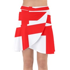 Wrap Front Skirt 