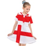 Bologna Flag Kids  Short Sleeve Shirt Dress