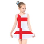 Bologna Flag Kids  Skater Dress Swimsuit