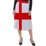 Bologna Flag Classic Velour Midi Skirt 