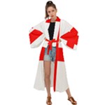 Bologna Flag Maxi Kimono