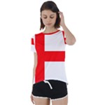 Bologna Flag Short Sleeve Open Back Tee