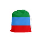 Dagestan Flag Drawstring Pouch (Medium)