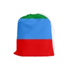 Dagestan Flag Drawstring Pouch (Large)